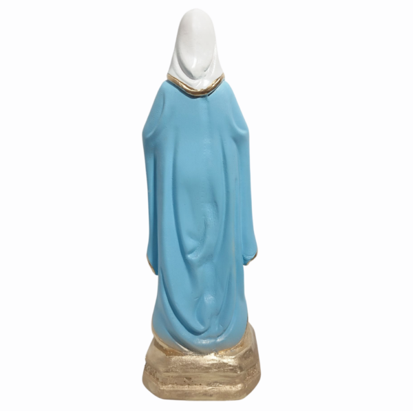 Nossa Senhora Grávida Com Divino 20cm Gesso Premium Pintado - Image 4