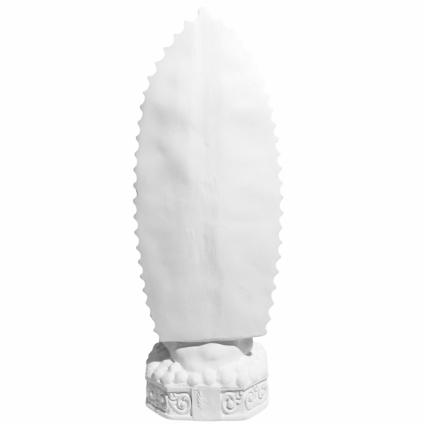 Nossa Senhora Guadalupe 30cm Gesso Cru Retocado - Image 3