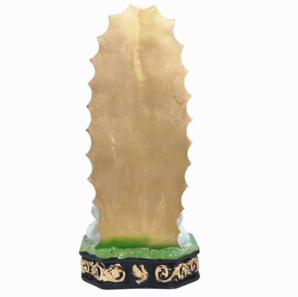 Nossa Senhora Guadalupe 20cm Gesso Premium Pintado - Image 3