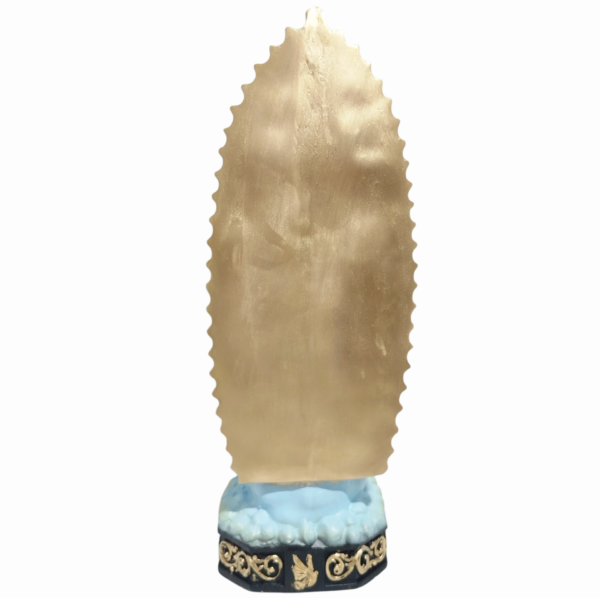 Nossa Senhora Guadalupe 30cm Gesso Premium Pintado - Image 3