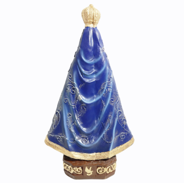Nossa Senhora Aparecida Italiana 30cm Gesso Premium Pintado - Image 3