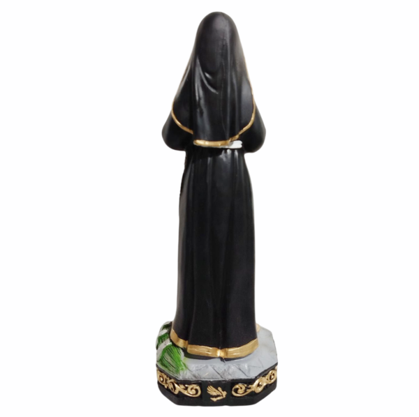 Santa Rita de Cássia 20cm Gesso Premium Pintado - Image 3