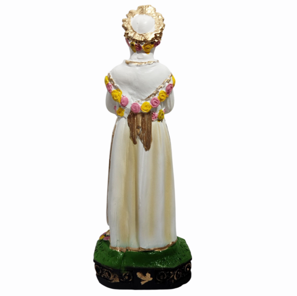 Nossa Senhora de La Salette 20cm Gesso Premium Pintado - Image 3